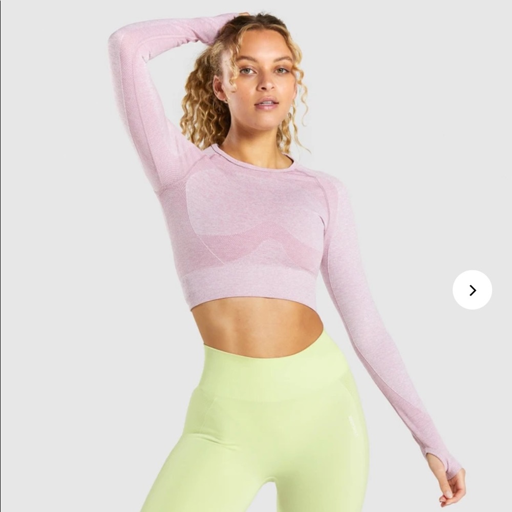 Flex long sleeve crop top